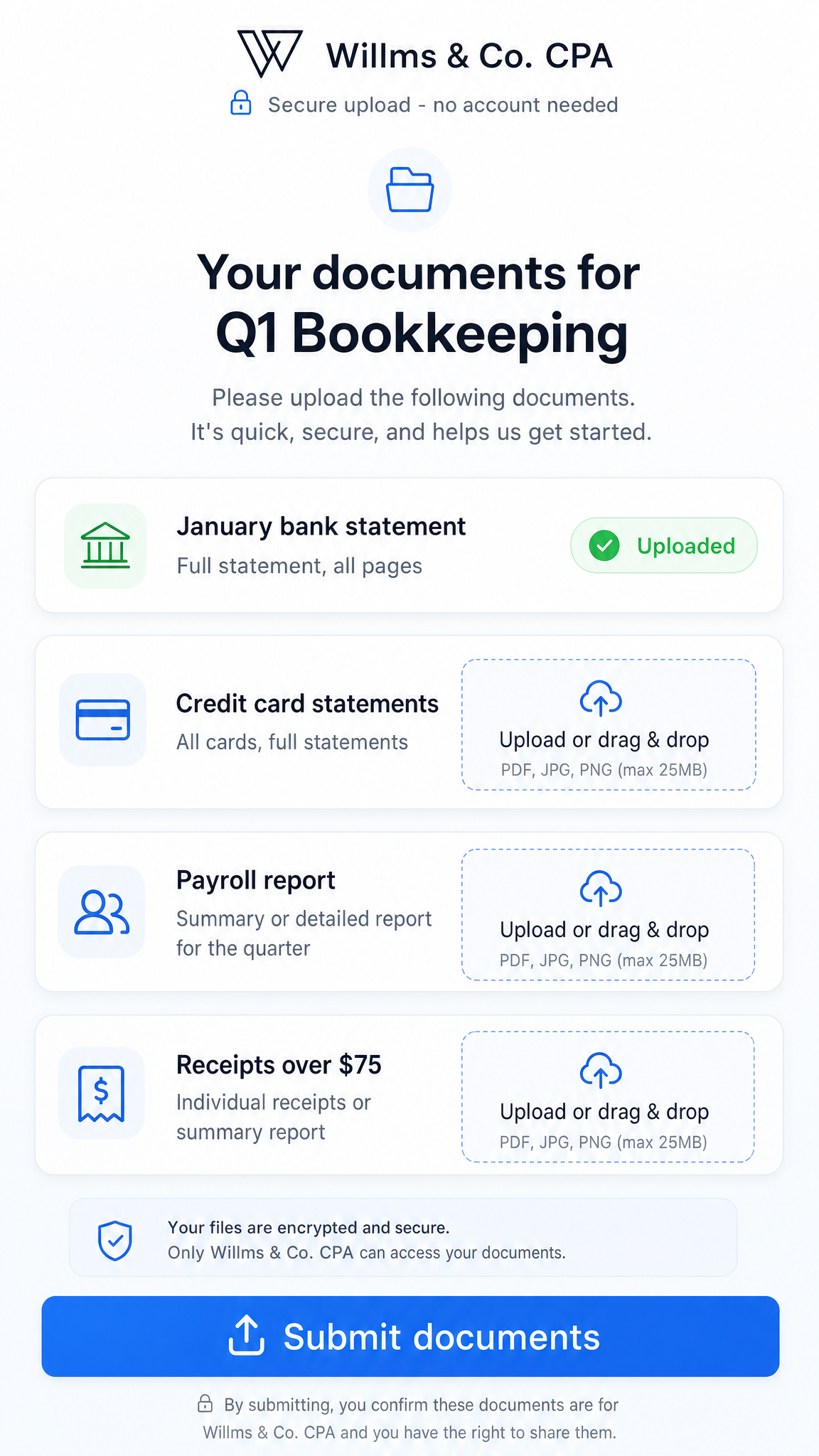 Client portal